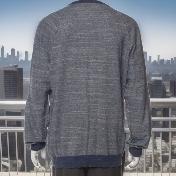 BIG & TALL Billy Reid Crew Neck Sweater Size XL GREY Fair/Good Condition - Picture 3 of 8